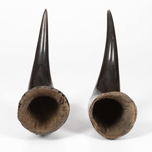 Cornes de buffle 100% naturelles, cornes de bœuf naturelles, avec embout en laiton, taille personnalisée, prix bas et abordable - Product Image 2