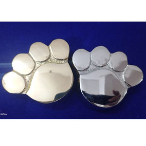 BRASS DOG PET PAW CREMATION URN FUNERAL SUPPLIES - Product Image 1