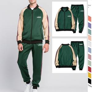 Sweat-shirt à capuche pour homme, Logo personnalisé, pantalon de Sport, survêtement deux pièces, Fitness, course, - Product Image 3