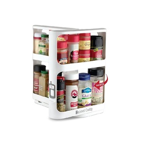 Top shelf is designed for Cabinet Caddy - Spice Rack Organizer