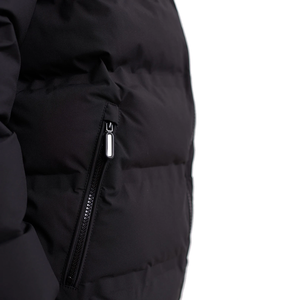 Custom <b>Men's</b> Waterproof Woolen Puffer <b>Jacket</b> <b>Smart</b> <b>Casual</b> Winter Wear with Zipper Closure Stand Collar OEM Service Available - Product Image 6