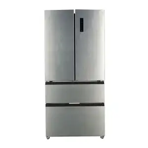 Aparelho de cozinha doméstico de 558l, capacidade grande, sem congelamento, estilo americano, geladeira