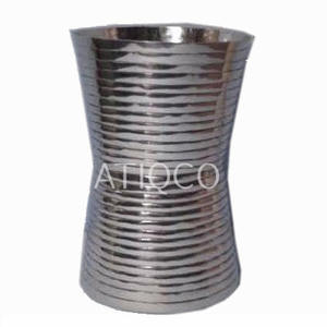 Lavish Aluminio Metal Elegante Florero Piso Decorativo Acento Maceta para Floristería - Product Image 1