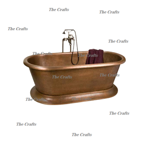 Bañera de diseño Bestest, bañera de tamaño personalizado de cobre hecha a mano para uso en el baño del hotel y el hogar a baja velocidad - Product Image 5