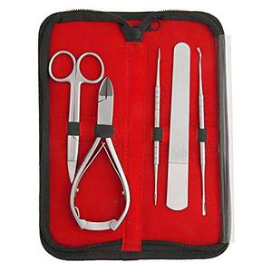 Ensemble de 5 instruments de podologie / Ensemble d'outils de chirurgie des ongles - Product Image 1