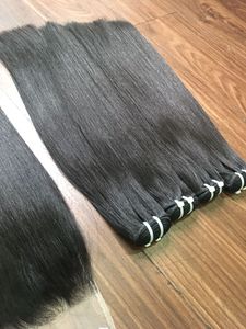 Venta al por mayor paquete de alta calidad 100% cabello crudo vietnamita doble estirado sin caída o enredos extensiones de cabello humano - Product Image 2