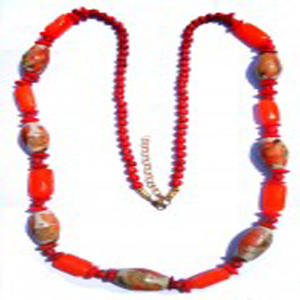 Collar de cuentas de cristal hechas a mano de estilo bohemio Unisex, lámpara de artesanía de moda india, trabajo con ágata, principal de la Stone-NK-7563 - Product Image 1