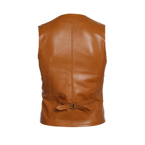 Femmes Veste En Cuir Moto De Mode En Cuir Véritable En Gros Gilet - Product Image 2
