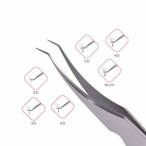 แหนบต่อขนตาสแตนเลส6มม. 45องศา,แหนบถอนขนแยกปริมาณมาใหม่ - Product Image 4