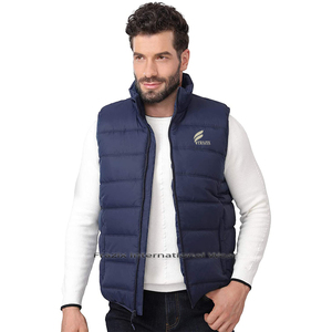 Chaleco Acolchado de Poliéster Extra Grande con Logotipo Personalizado para Hombre, Ropa de Invierno de Secado Rápido, Cómoda, Transpirable e Informal - Product Image 2