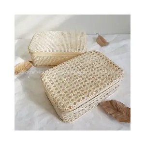 Boîte cadeau en bambou naturel tissé à la main tendance du Vietnam, vente en gros auprès du fournisseur King Craft Viet - Product Image 1