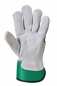 Guantes de trabajo de aparejo de cuero, uso múltiple, impermeables, anticortes, antideslizantes para construcción, seguridad en jardinería, tamaño XL - Product Image 3