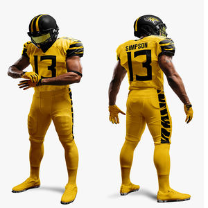 Uniformes de Fútbol Americano Personalizados de Primera Calidad 100% Poliéster, Impresión por Sublimación de 12 Paneles, Transpirables, Antibacterianos, Anti-UV - Product Image 6