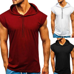 Sweat à capuche pour hommes, 2 pièces, costume de jogging, de marque, bon marché, - Product Image 3