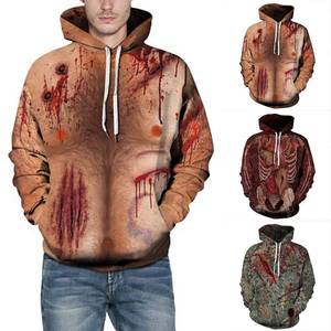 Sudadera con capucha para hombre y mujer, con estampado 3D de Horror y Halloween, ropa para parte superior masculina - Product Image 4
