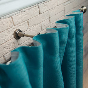 Rideaux occultants en coton pur, tissus de haute qualité, couleur Turquoise, Design de salle d'intérieur, par mètre, fabrication russe, 200x270 - Product Image 4