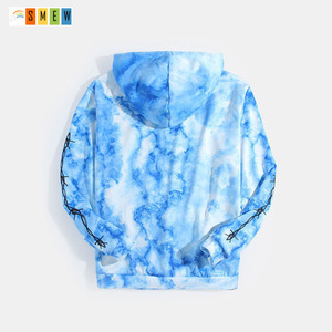 Sudaderas con capucha de lana Polar con botón de cuarto de algodón 100% de gran tamaño para hombre, estilo étnico en relieve, forro de satén 3D, bordado personalizado, Invierno - Product Image 2