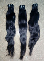 Extensions de cheveux indiens Remy, cheveux humains vierges non traités, tissage à double trame, toutes les couleurs, différentes longueurs, 8-30 pouces