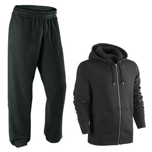 wholesale track suit clothing manufacturers overseas plain custom men sweatsuit set - Product Image 1