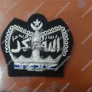 Insignes de broderie en fil métallique fait à la main patchs prix de gros Badges sur mesure - Product Image 3