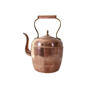 Bouilloire à café et à thé classique au design extrêmement soigné en cuivre avec support en laiton pour utilisation en vaisselle d'hôtel, option de logo personnalisé - Product Image 2