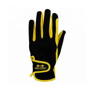 Nouveaux gants d'équitation d'hiver chauds Gants en cuir blanc et noir bon marché avec logo personnalisé pour l'équitation - Product Image 2