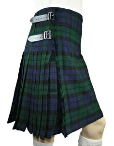 Montre noire Tartan Kilt Sett Pattern 13oz 24 \ "Longueur 38 \" Taille en acrylique - Product Image 2