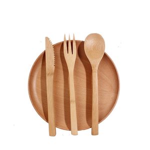 Cutlery Set Wooden Dinning Table and Kitchen Decor Cutlery Wooden <b>Salad</b> <b>Tools</b> Multiple Colored Designs - Product Image 2