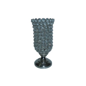 Crystal Design Metal Stand Silver Finishing Votive Holder Hotel <b>Dinner</b> Tabletop Decorative <b>Candle</b> Holder Stand Decorative - Product Image 1