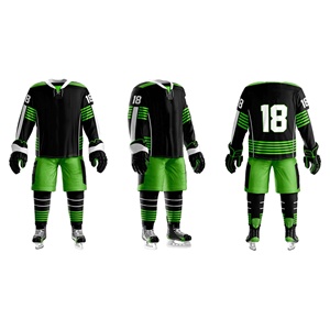 Costume de Hockey sur glace personnalisé pour femmes, chemises rose à Sublimation, avec broderie unisexe, OEM, Logo techniques personnalisable, de haute qualité, pièces - Product Image 3