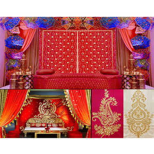 ม่านฉากหลังสำหรับงานแต่งขนาดกระทัดรัด,ม่านฉากหลังสำหรับงานแต่งงาน - Product Image 1