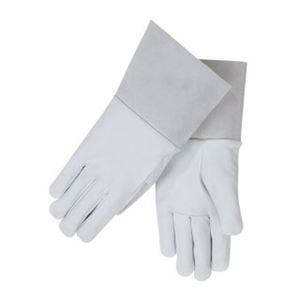 Gants de sécurité de soudage Tig en cuir de vache fendu bon marché Construction Travail du bois Caractéristiques de sécurité Anti-coupure et anti-impact - Product Image 4