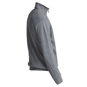 Hiver Nouvelle Mode Vente en Gros Hommes Sweat à Capuche Demi Fermeture Éclair Sweat-shirt à Capuche Polaire 100% Coton Hiver Teint Uni Service OEM Plus Size Solid Échantillon Gratuit - Product Image 3