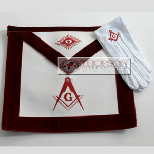 ผ้ากันเปื้อนเมสันสำหรับงานปักลายตามสั่งแผ่นหนังสำหรับงานเย็บปักถักร้อย - Product Image 4