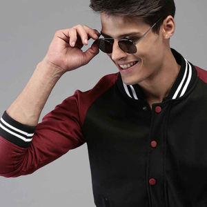 Chaqueta Universitaria para Hombre, Nueva, Económica, en Oferta, Cuello Alto, Lana Ecológica, para Invierno, Gimnasio, Moda - Product Image 3