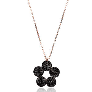 Colorido forma de pentágono de círculo colgante al por mayor 925 joyería turca de plata esterlina - Product Image 3