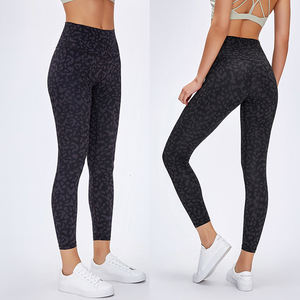 2021 New Arrival Lulu Lemon Align Fabric High Waist Nylon Spandex Yoga Fitness <b>Leggings</b> Plaid <b>Pattern</b> Plus Size Eco-Friendly - Product Image 3