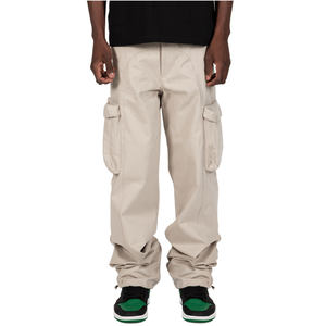 กางเกงคาร์โก้ Acro 100%,กางเกงน้ำหนักเบาผ้าเจาะคอตตอนสำหรับผู้ชายกางเกงมีหลายกระเป๋า - Product Image 2