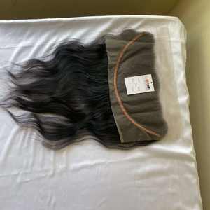 Perruque lace frontal closure invisible — ali queen, cheveux vierges de qualité 12 a, 13x6, 5x5 6x6, protège culotte fine transparente hd, vente en gros, 360 - Product Image 1