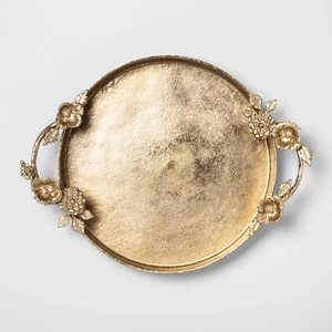 ถาดเสิร์ฟอาหารทำมือถาดคริสตัลใสลูกปัดและแก้วดีไซน์เนอร์ถาดเสิร์ฟอาหารแฟนซี - Product Image 6