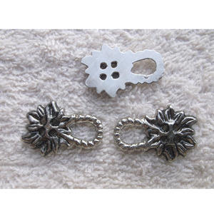 TT-08319 Dirndl Bodice Brass <b>Garment</b> <b>Hooks</b> - Product Image 1