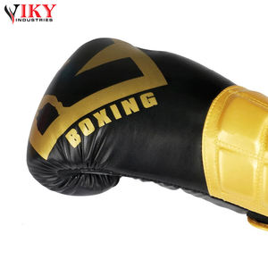 Gant de boxe en cuir PU MMA Muay Thai, équipement d'entraînement de combat gratuit, gants de sport - Product Image 3