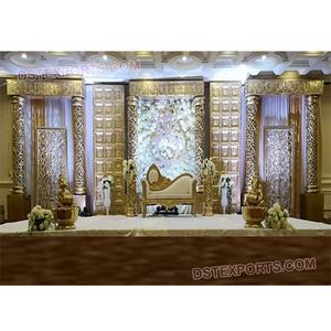 ฉากงานแต่งงานสไตล์โมเดิร์นแบบราชวงศ์ พร้อมเสาไฟเบอร์แบบดั้งเดิมของฮินดู สำหรับงานแต่งงานในรัฐมิสซูรี - Product Image 6