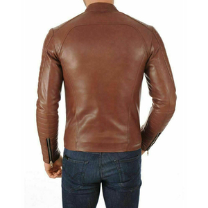 Hot Sale Latest Design <b>Men's</b> <b>Leather</b> Jacket Best Material Light Formal Work Style XL Size Wholesale for Winter Season - Product Image 4