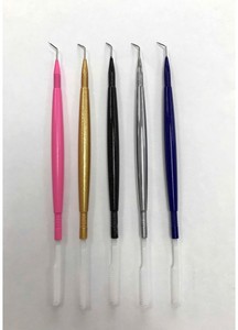 Vetus — outil de levage de cils, pour séparer, Extensions de cils, en acier inoxydable, pince à épiler, pointu - Product Image 2