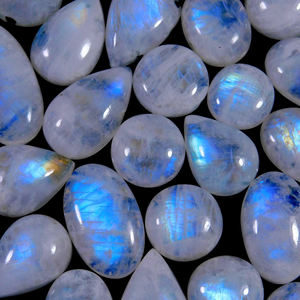 Cabochons naturels, pendentif en verre, perles, pierres de lune bleues, vente en gros, - Product Image 4