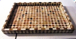 2024 Tốt Nhất Bán Nhựa Bằng Gỗ Vuông Phục Vụ Khay Epoxy Sơn Cho Nhà Khách Sạn Nhà Hàng Sử Dụng Bảng Phụ Kiện - Product Image 3