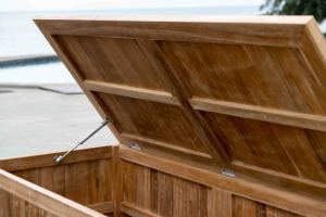 Multifunctional <b>storage</b> <b>bench</b> furniture High Quality <b>storage</b> box, multipurpose natural teak wood pavilion minimalist design - Product Image 2