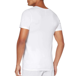 OEM Sservice Hot sell <b>white</b> men t-shirt cotton man t shirt for Yoga men <b>tee</b> shirts with top branded Fabrics used - Product Image 4