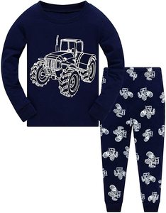 Factory Price 100% Cotton Plus Size Cartoon Children's <b>Pajamas</b> Comfortable 2-Piece <b>Kids</b> Sleepwear From Bangladesh - Product Image 6